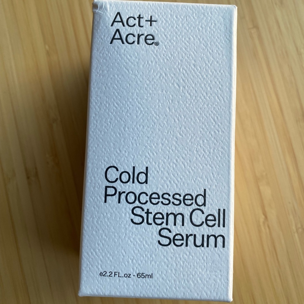 Act + Acre Cold Processed Stem Cell Serum (hair)
